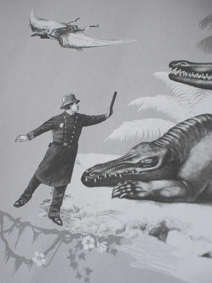 Extinctopia 'Slate' Room Wallpaper