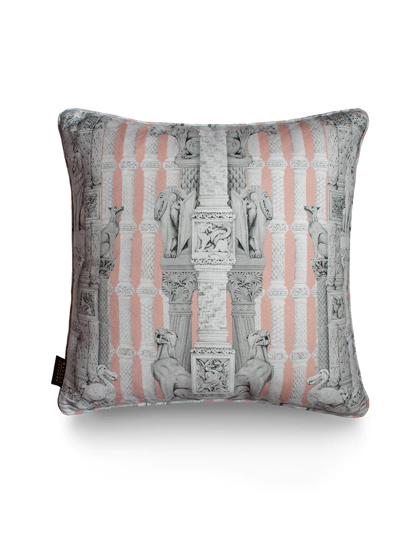 Hierarchy 'Blush' Back Linen Cushion