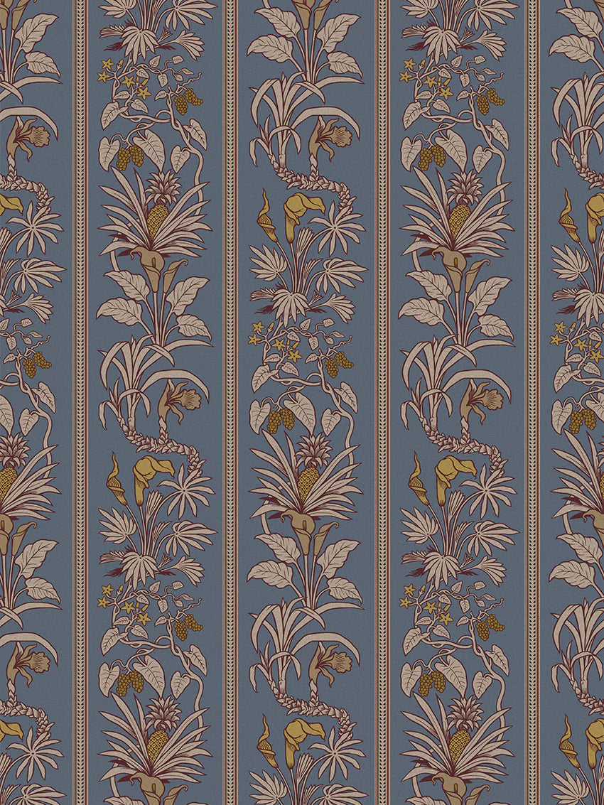 Botanize Heritage 'Whale Blue' Wallpaper