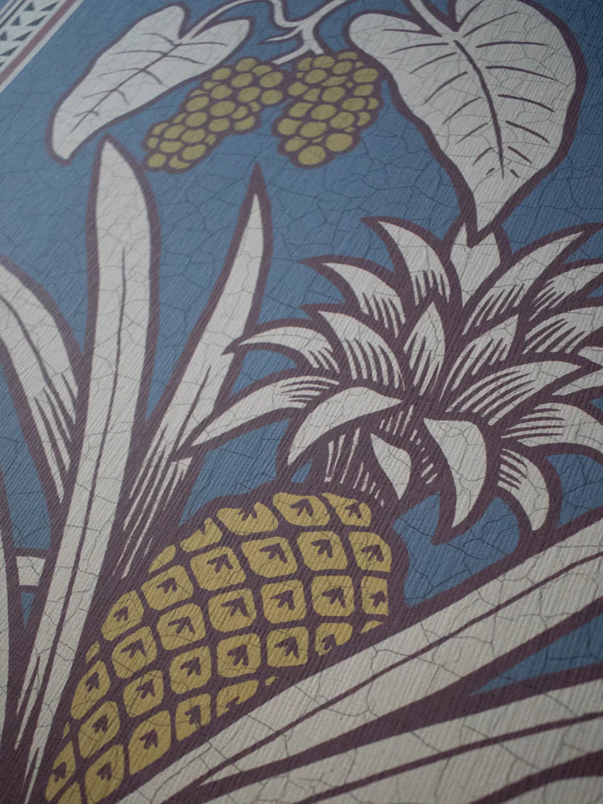 Botanize Heritage 'Whale Blue' Room Wallpaper