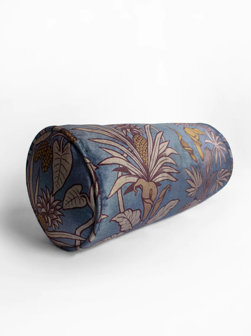 Botanize Velvet Bolster Cushion Lionheart Wallpaper