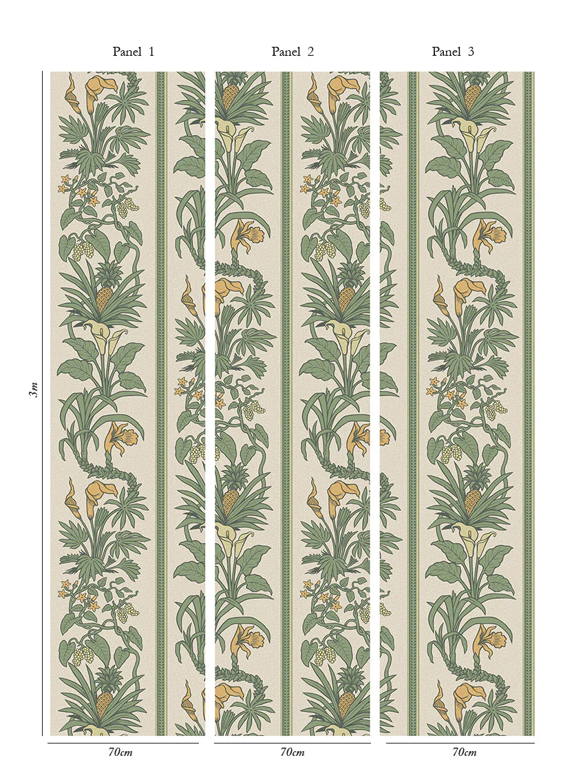 Botanize Heritage 'Palm Green' Wallpaper