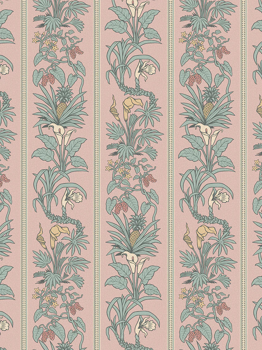 Botanize Heritage 'Plaster Pink' Wallpaper