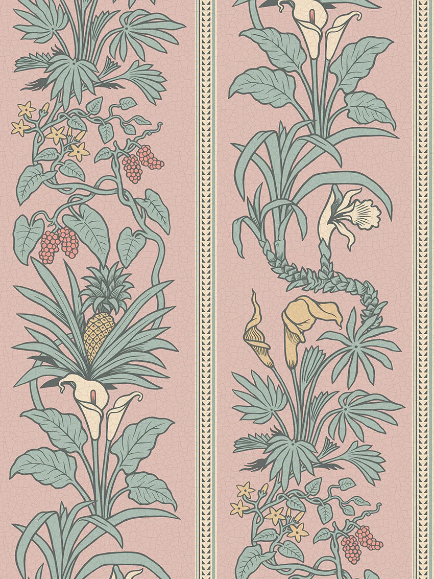 Botanize Heritage 'Plaster Pink' Wallpaper