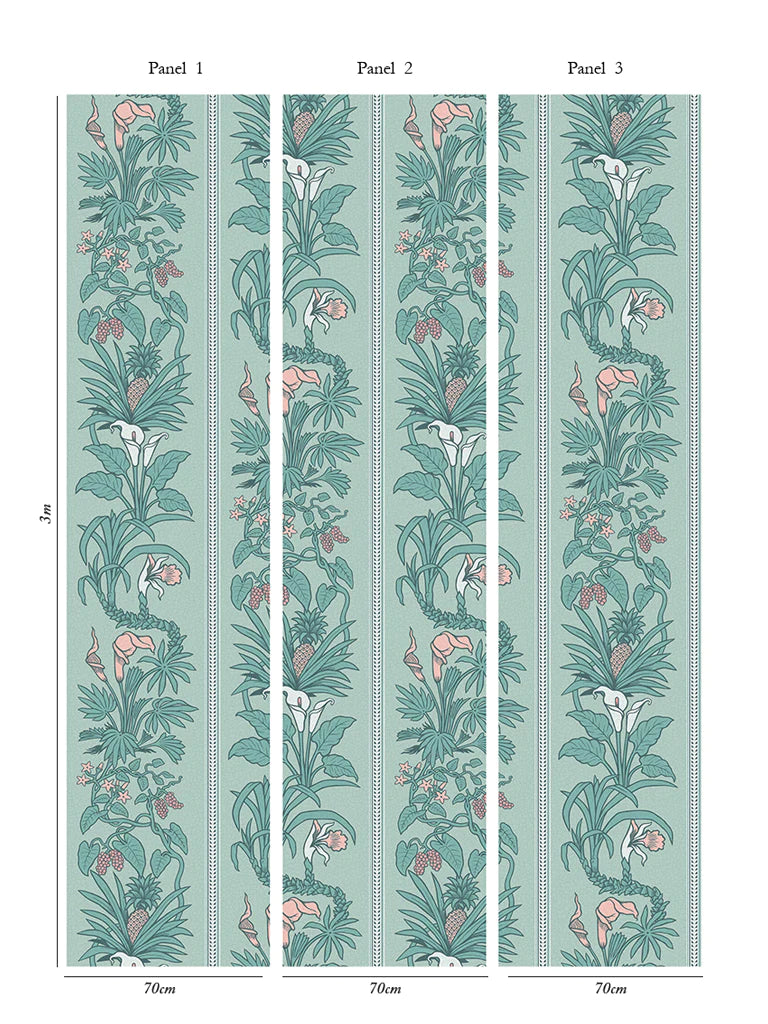 Botanize Heritage 'Peppermint' Wallpaper