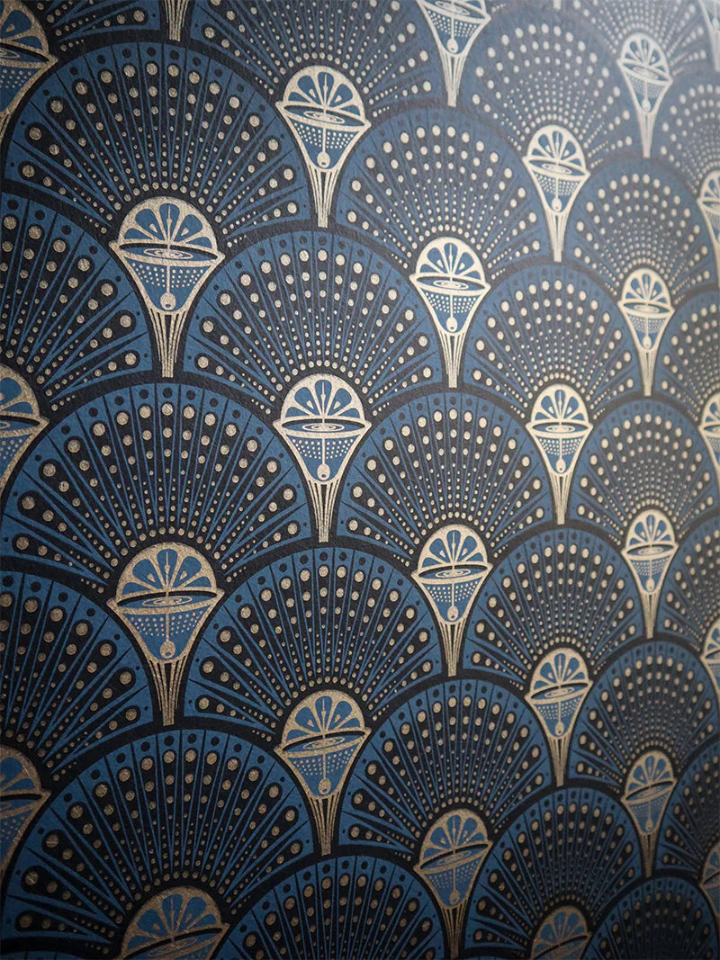 Deco Martini 'Midnight Gold' Room Wallpaper
