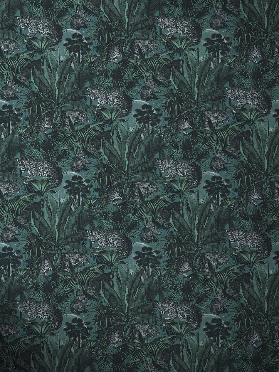 Jungle Faunacation Recycled Velvet Fabric