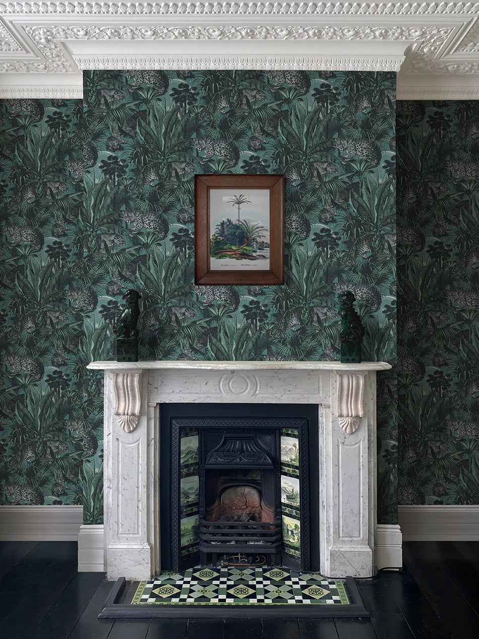 Jungle Faunacation Recycled Room Velvet Fabric