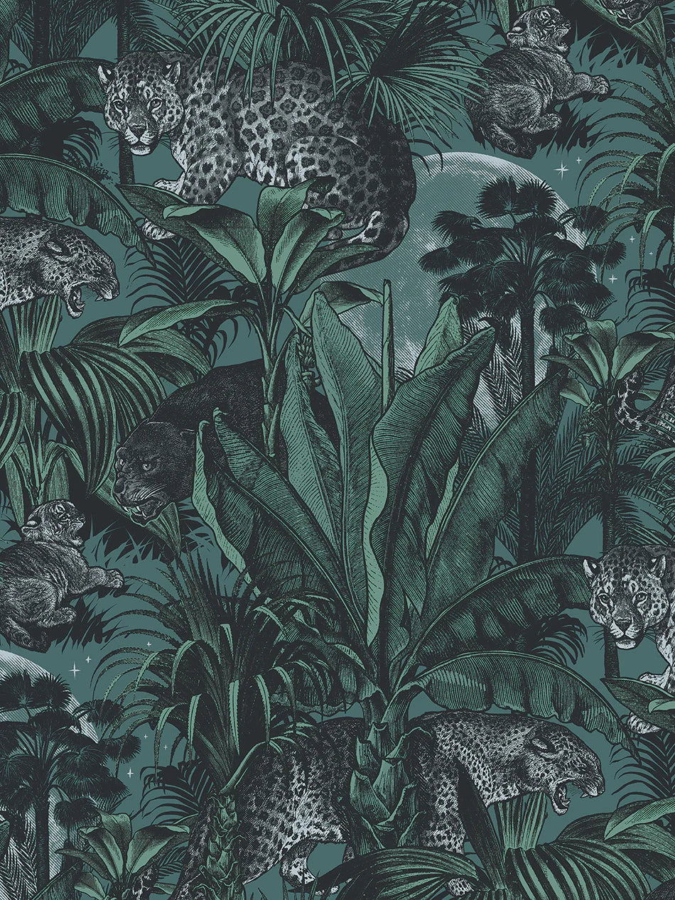 Jungle Faunacation Recycled Velvet Fabric