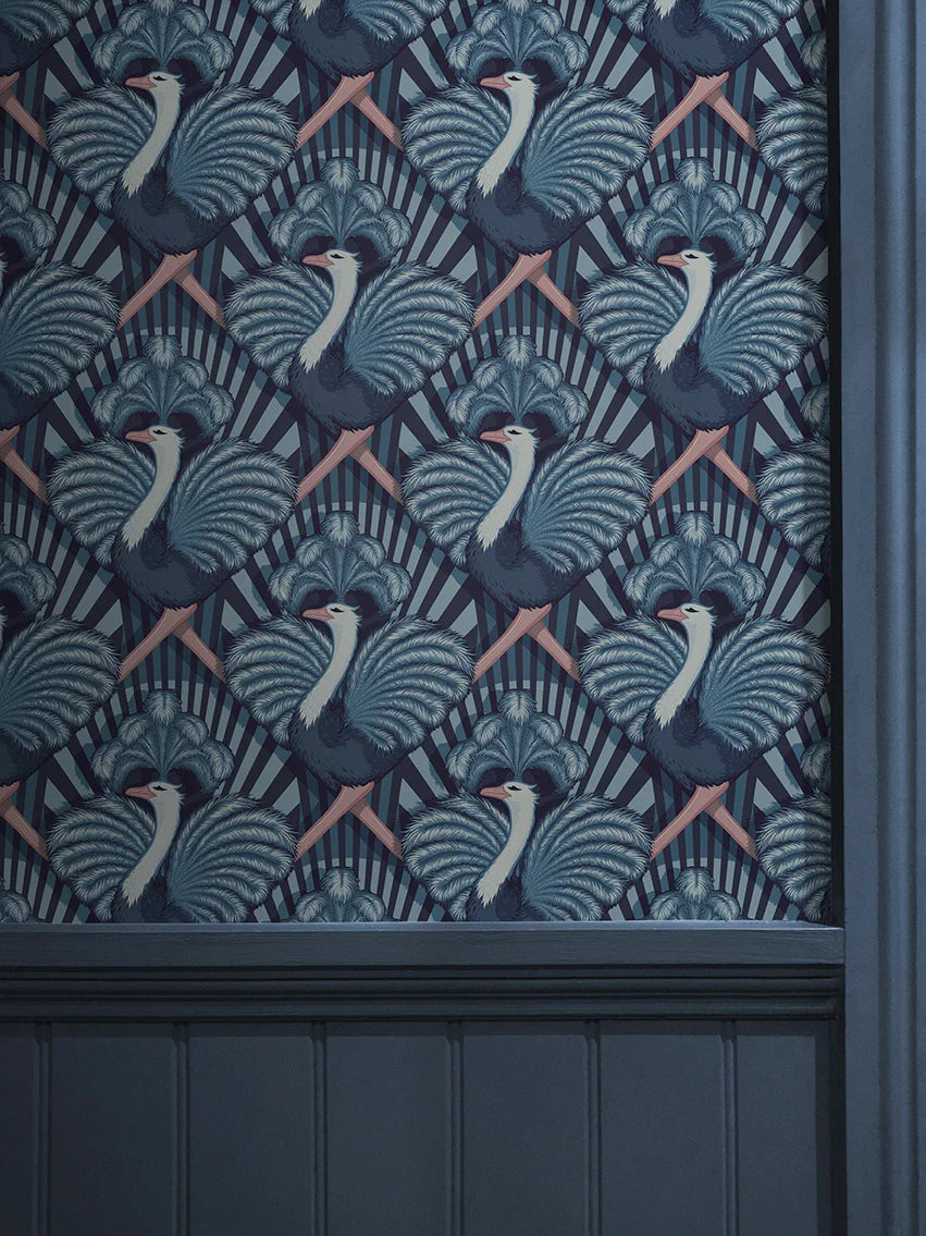 Zsa Zsa 'Blue' Room Wallpaper