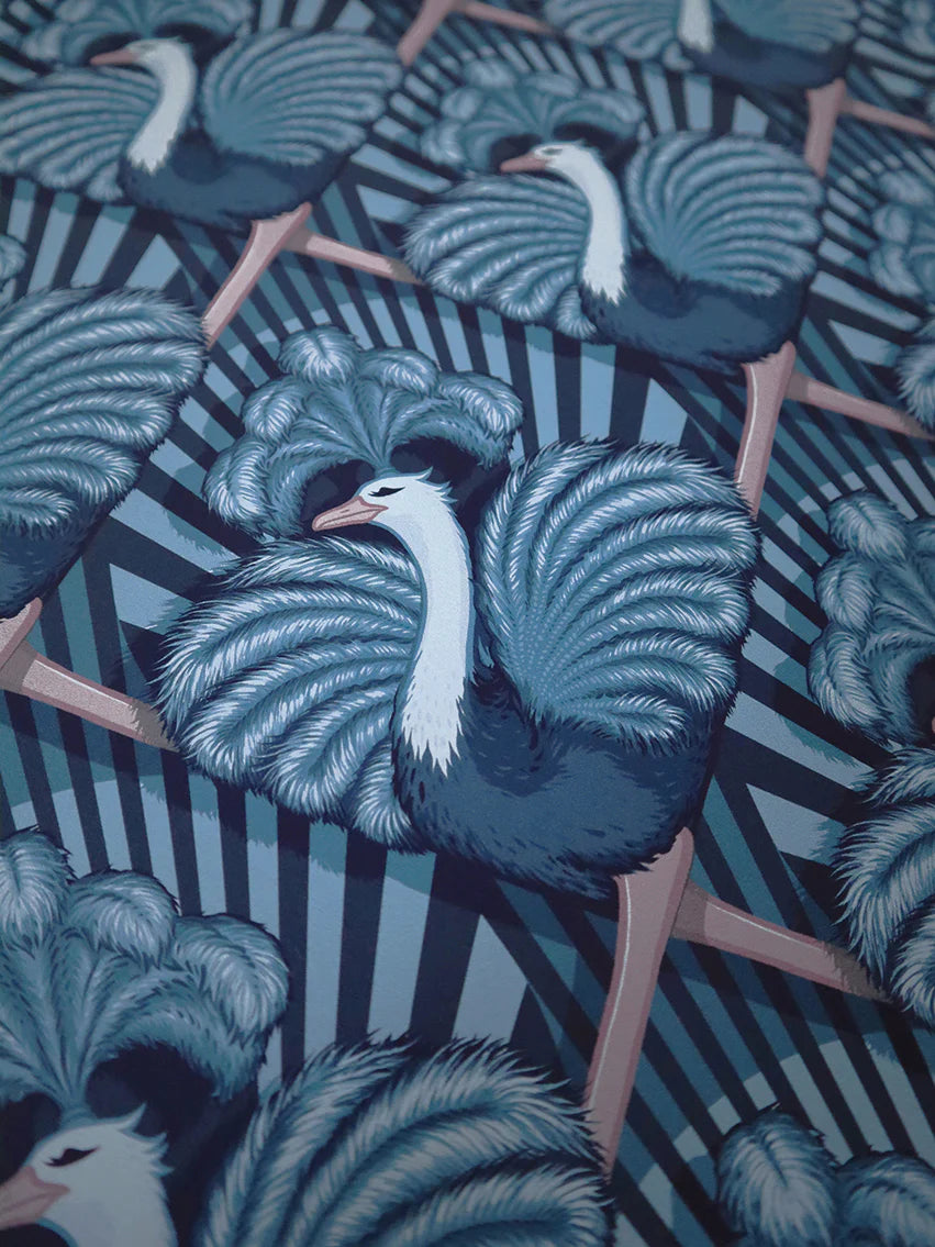 Zsa Zsa 'Blue' Room Wallpaper