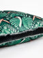 Zsa Zsa 'Bottle Green' Fringed Side Velvet Cushion
