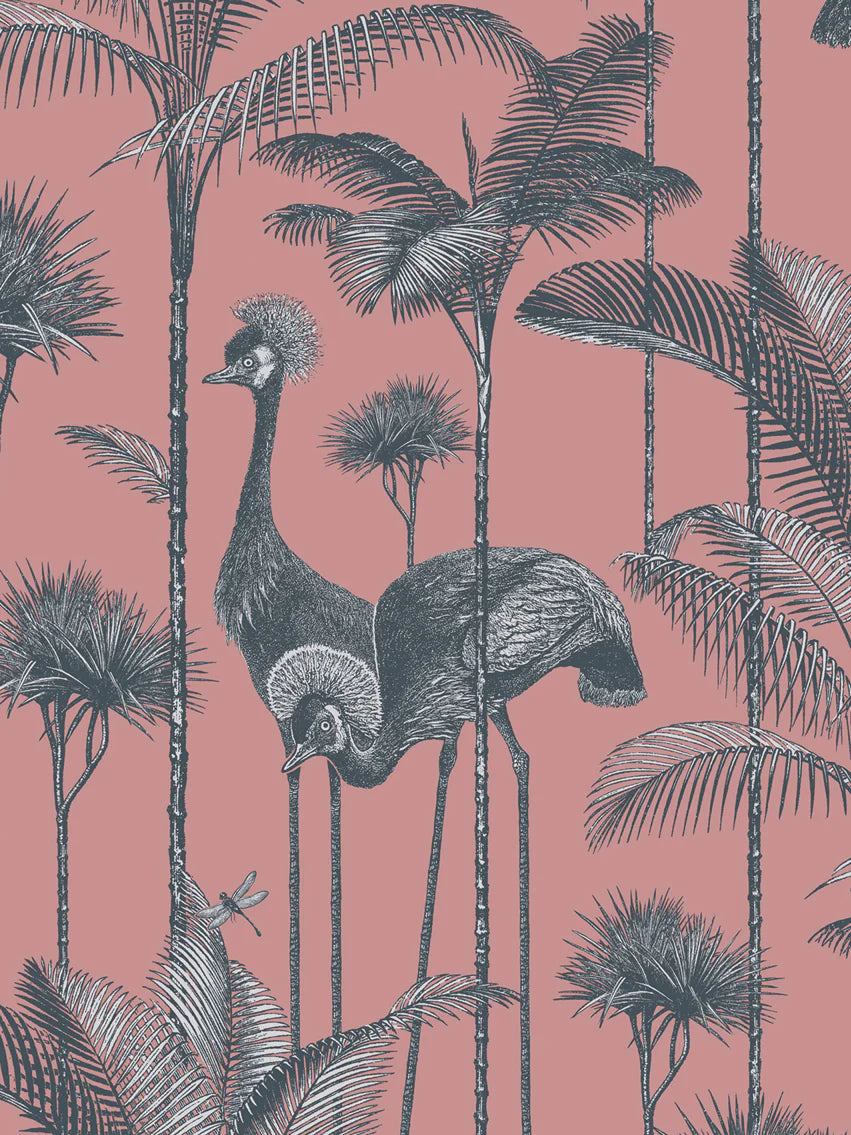Crane Fonda 'Coral' Recycled Velvet Fabric