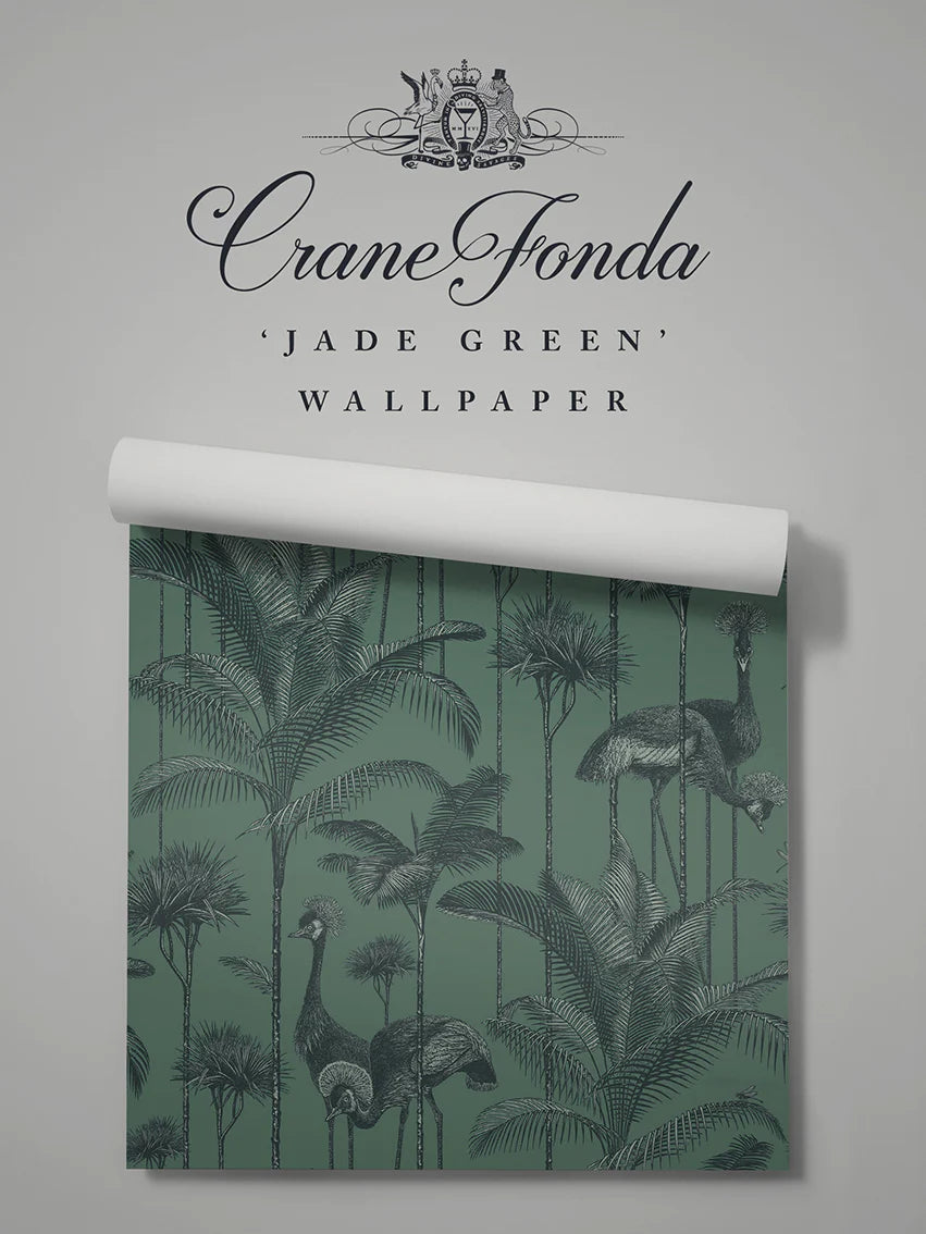 Crane Fonda 'Jade Green' Recycled Velvet Fabric