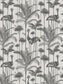 Crane Fonda 'Charcoal' Wallpaper