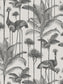 Crane Fonda 'Charcoal' Wallpaper