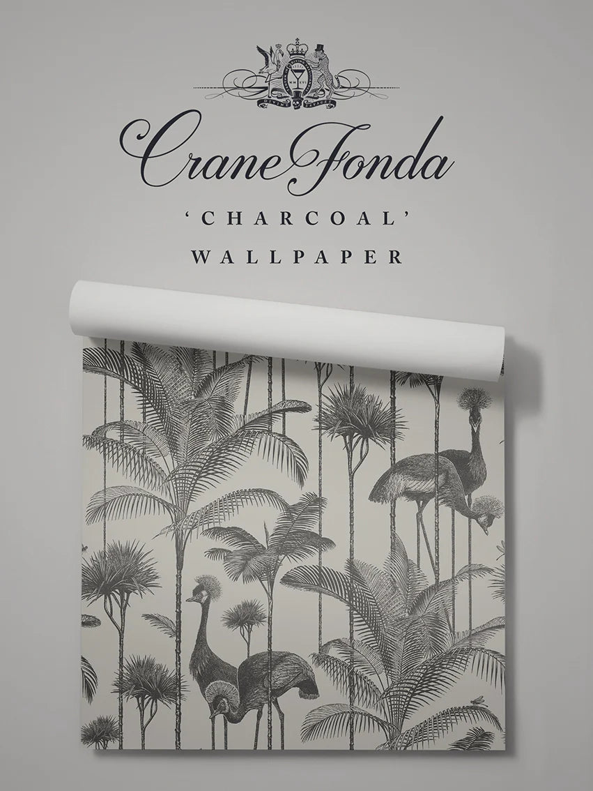 Crane Fonda 'Charcoal' Recycled Velvet Fabric
