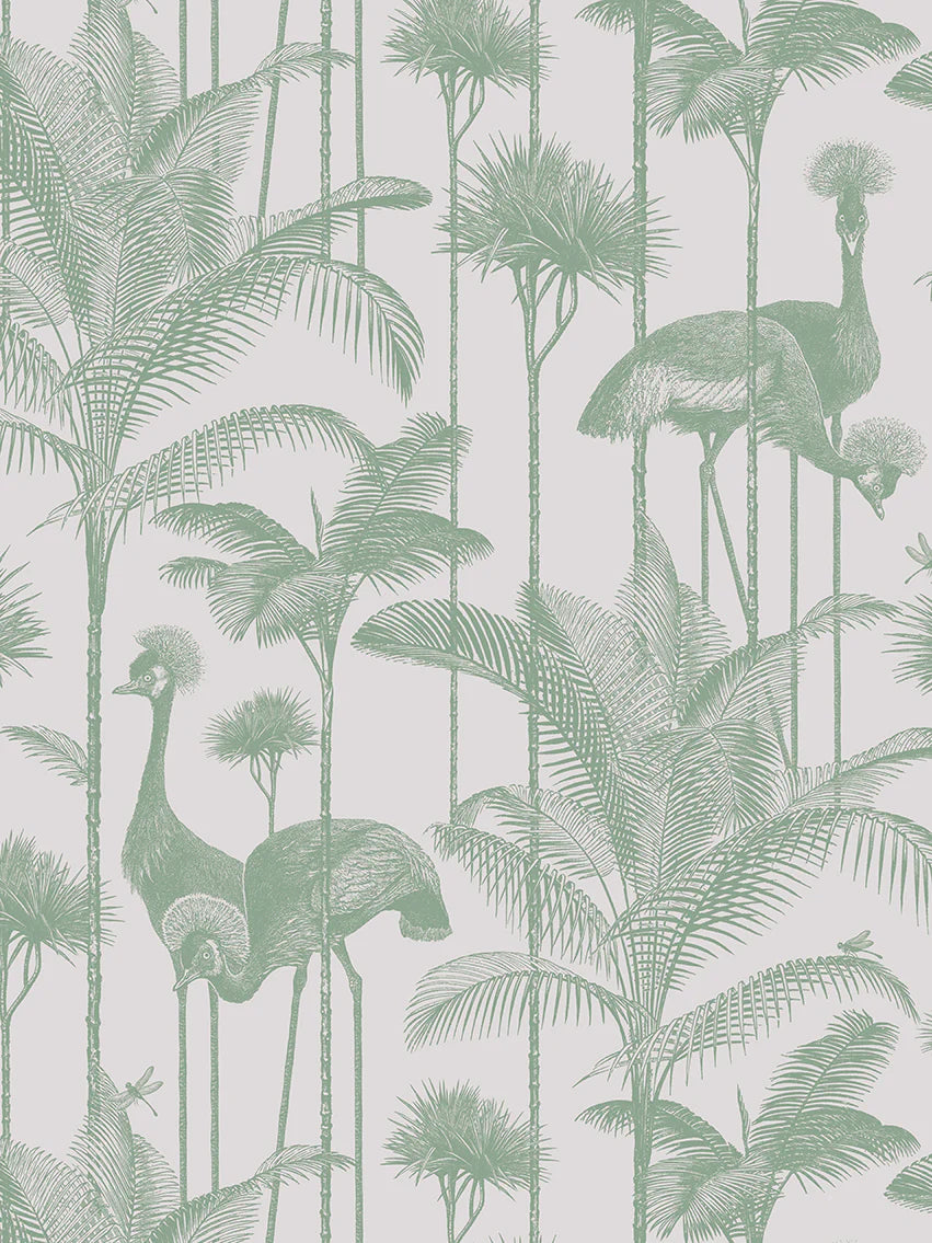 Crane Fonda 'Palm Green' Wallpaper