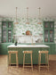Crane Fonda 'Palm Green' Room Wallpaper