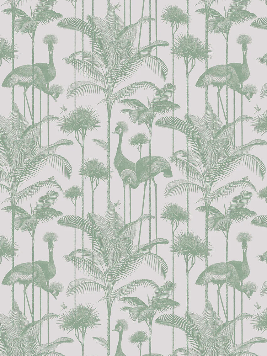 Crane Fonda 'Palm Green' Wallpaper