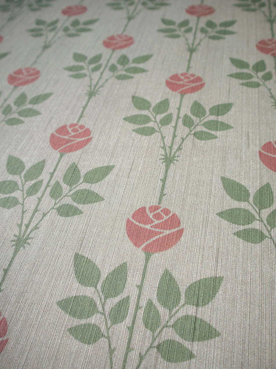 Rozalia 'Vintage Blanche' Room Wallpaper