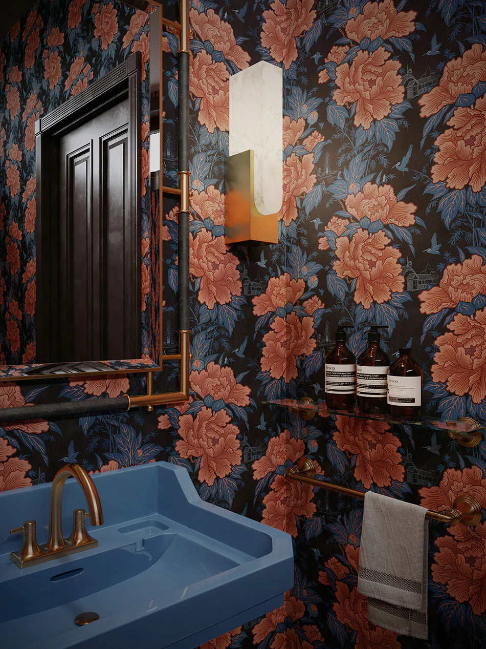 Bloomin' Marvellous 'Coral Charm' Room Wallpaper
