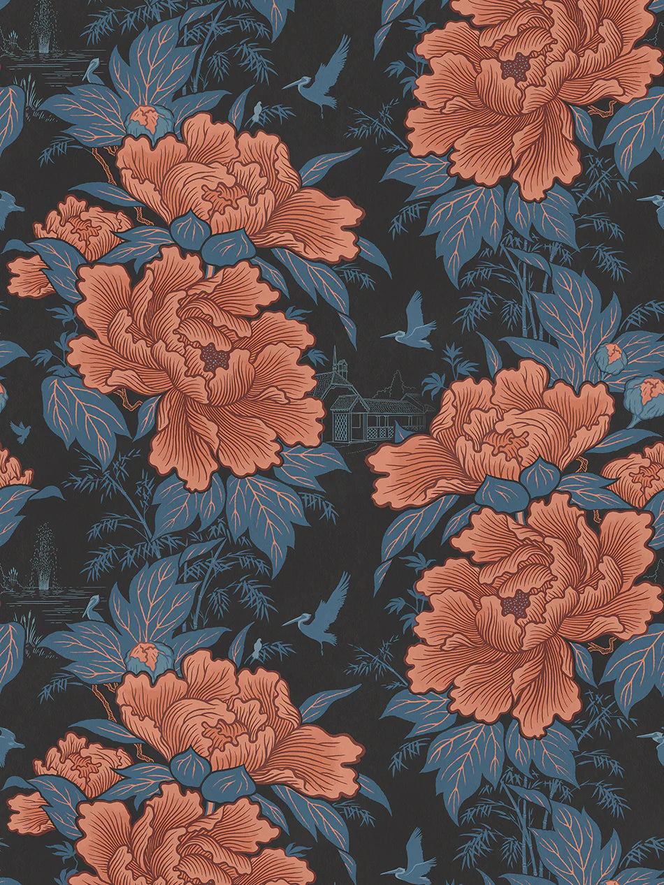 Bloomin' Marvellous 'Coral Charm' Recycled Velvet Fabric