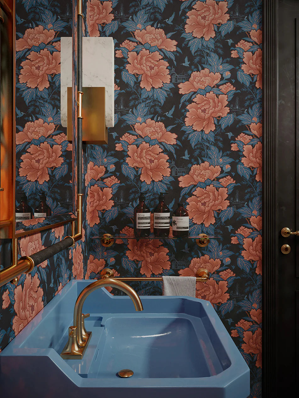 Bloomin' Marvellous 'Coral Charm' Room Wallpaper