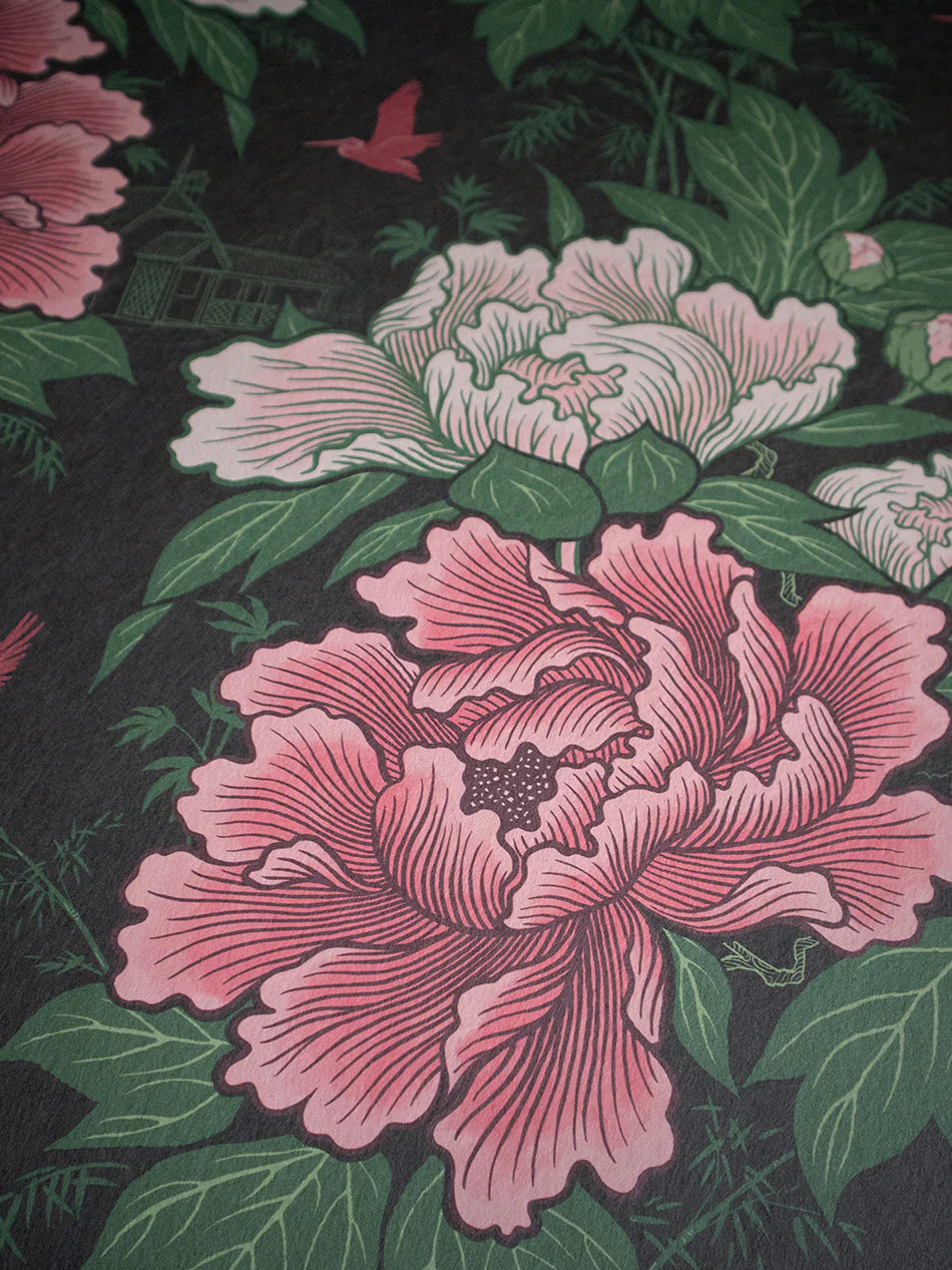 Bloomin' Marvellous 'Blush Green' Room Wallpaper