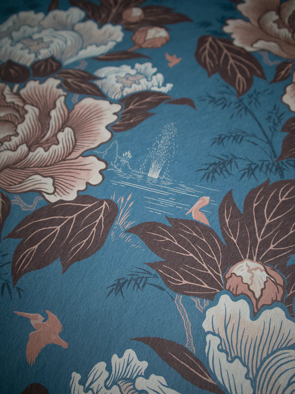 Bloomin' Marvellous 'Belle Blue' Room Wallpaper
