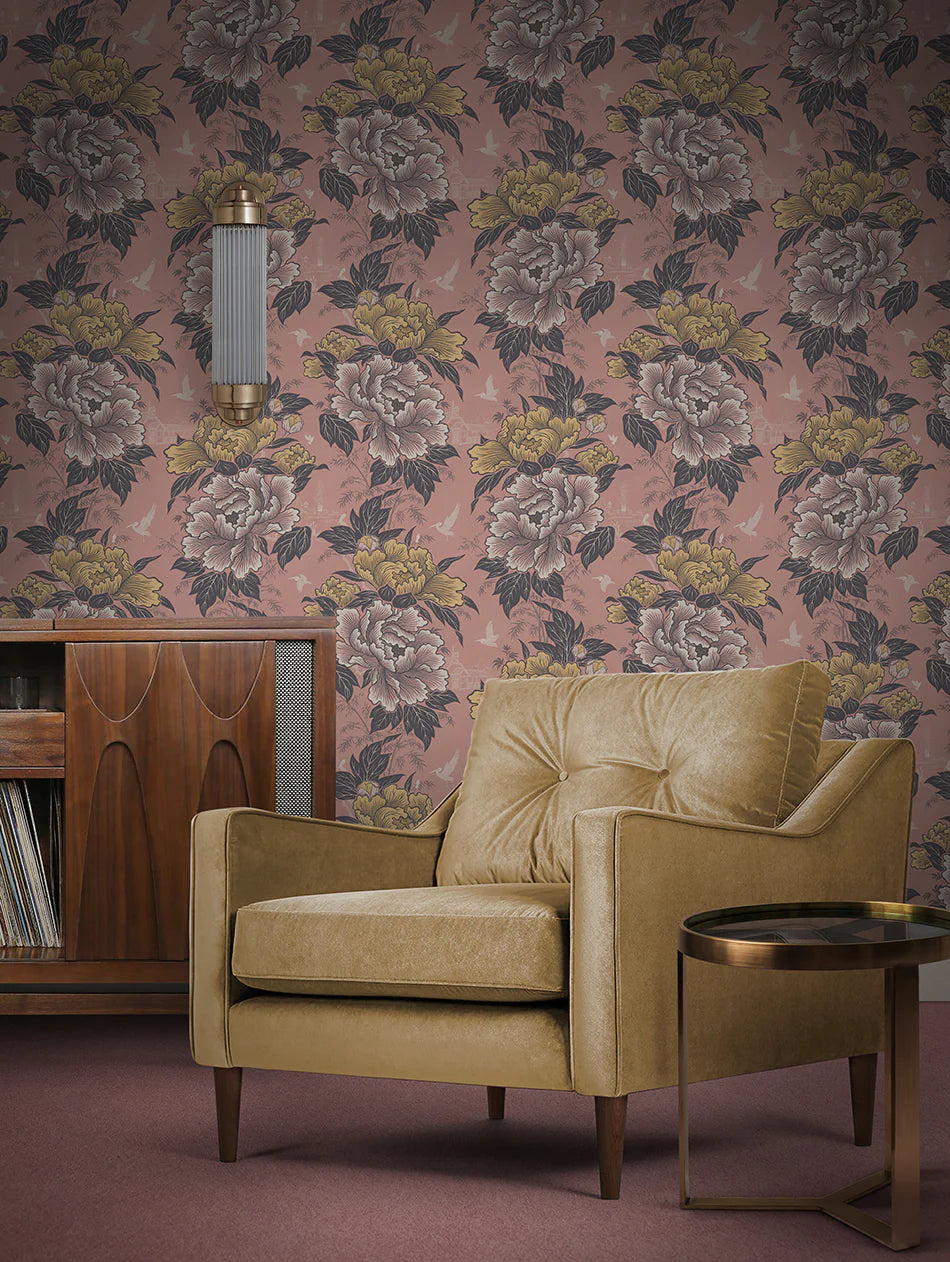 Bloomin' Marvellous 'Duchess Pink' Room Wallpaper