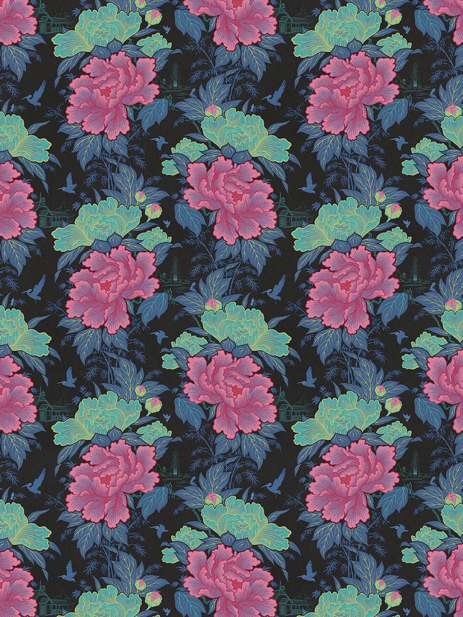 Bloomin' Marvellous 'Neon Nights' Wallpaper