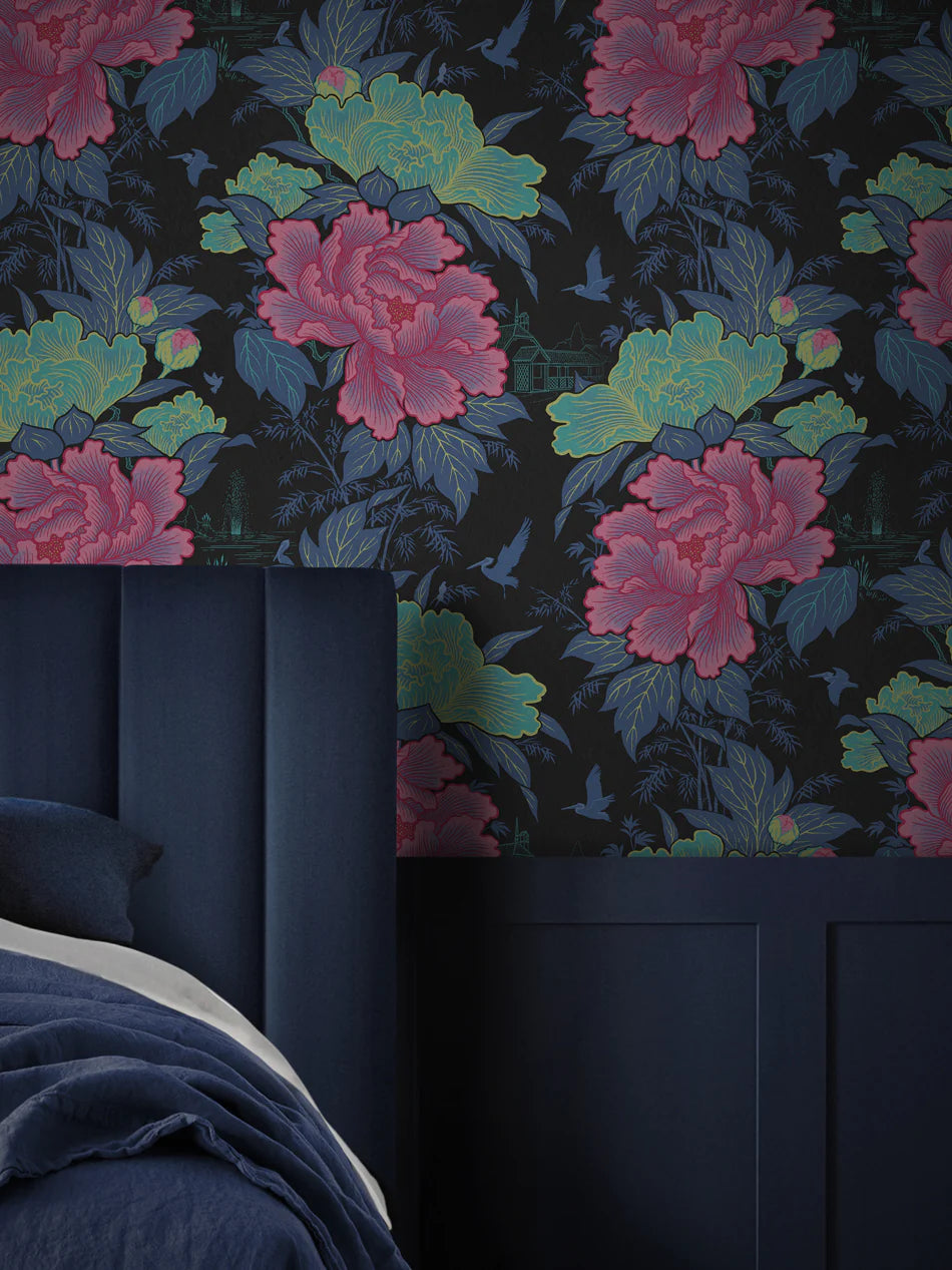 Bloomin' Marvellous 'Neon Nights' Room Wallpaper