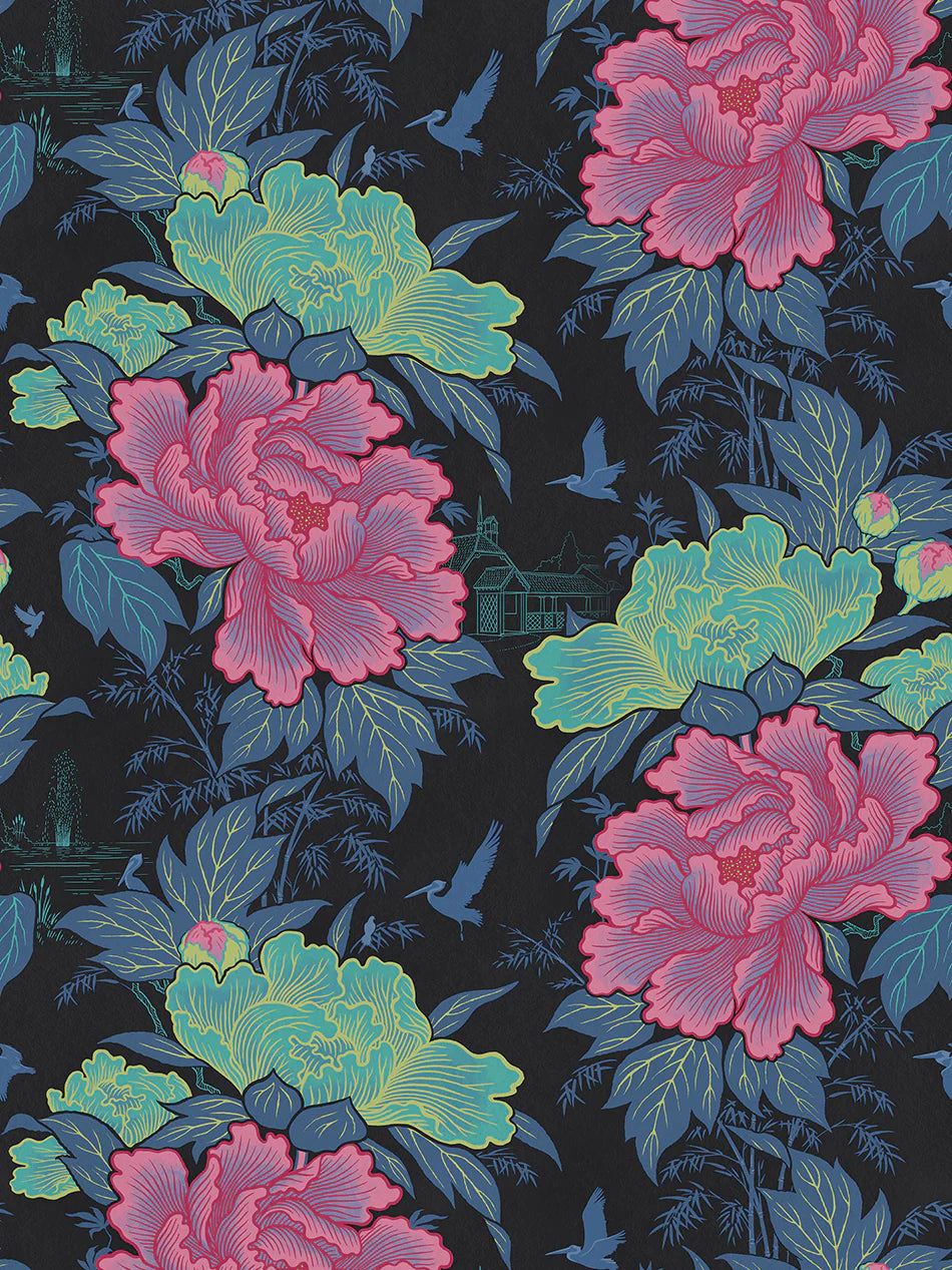 Bloomin' Marvellous 'Neon Nights' Room Wallpaper