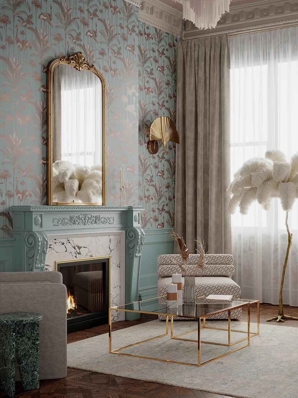 Crane Fonda 'Aquamarina Del Rey' Room Wallpaper