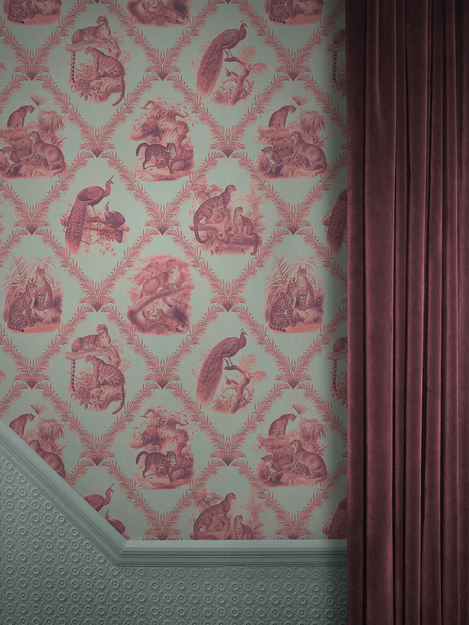 The Fierce & The Fabulous 'Pink Panthera' Room Wallpaper