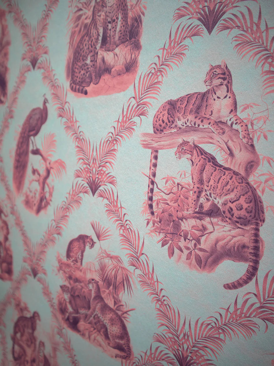 The Fierce & The Fabulous 'Pink Panthera' Room Wallpaper
