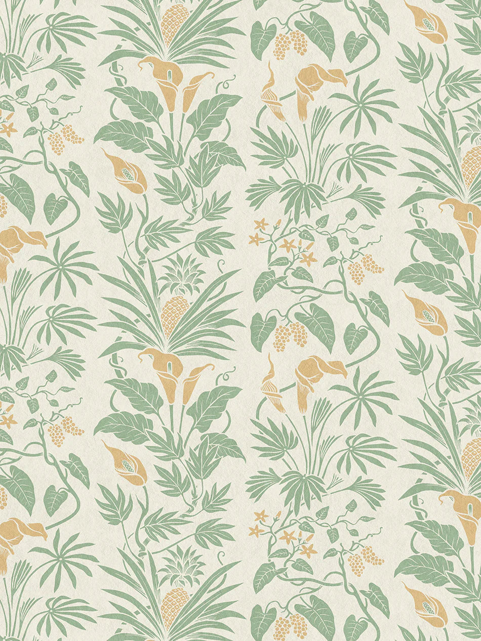Little Botanize 'Palm Green' Wallpaper