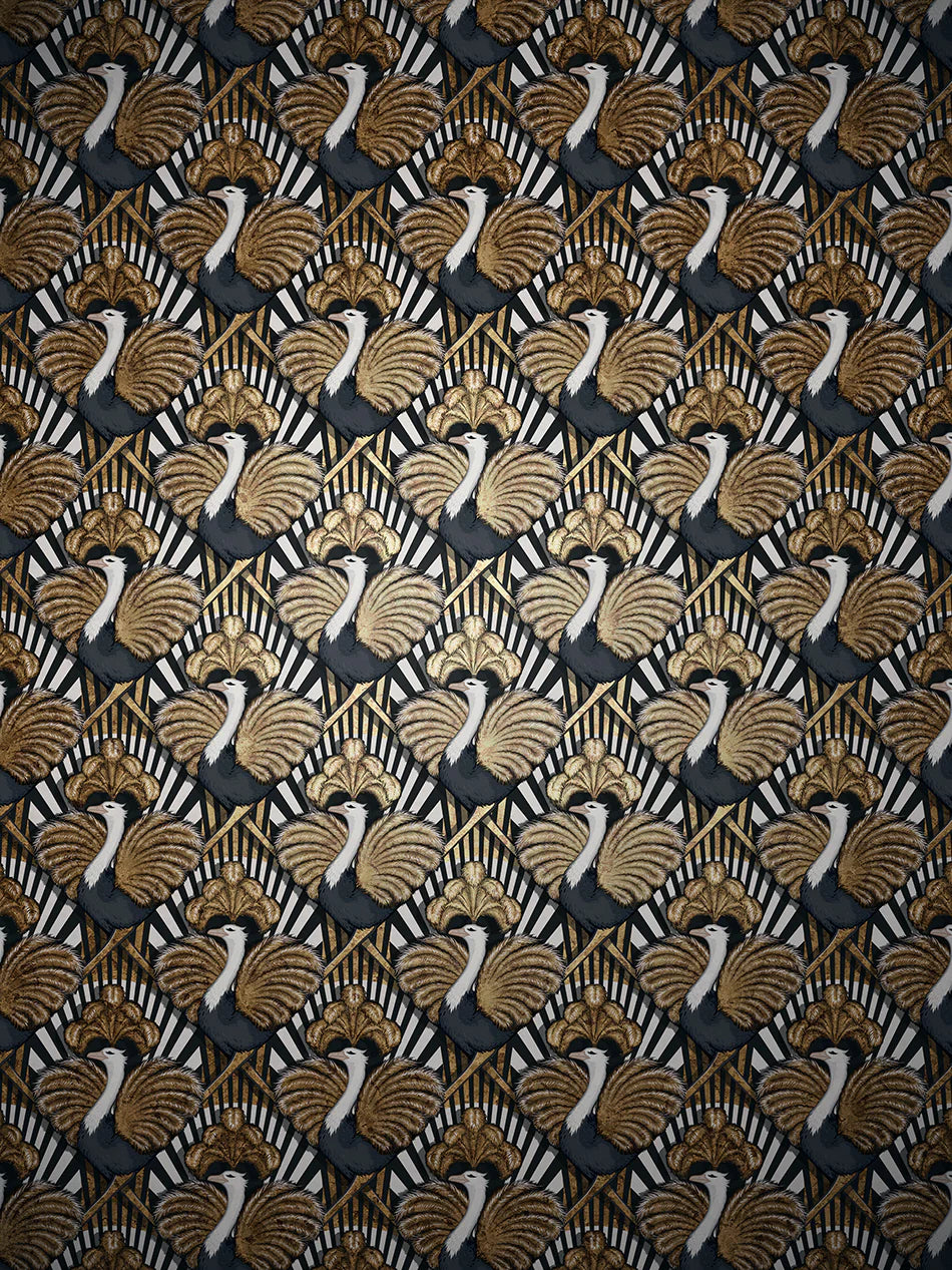 Zsa Zsa Gold Leaf Wallpaper