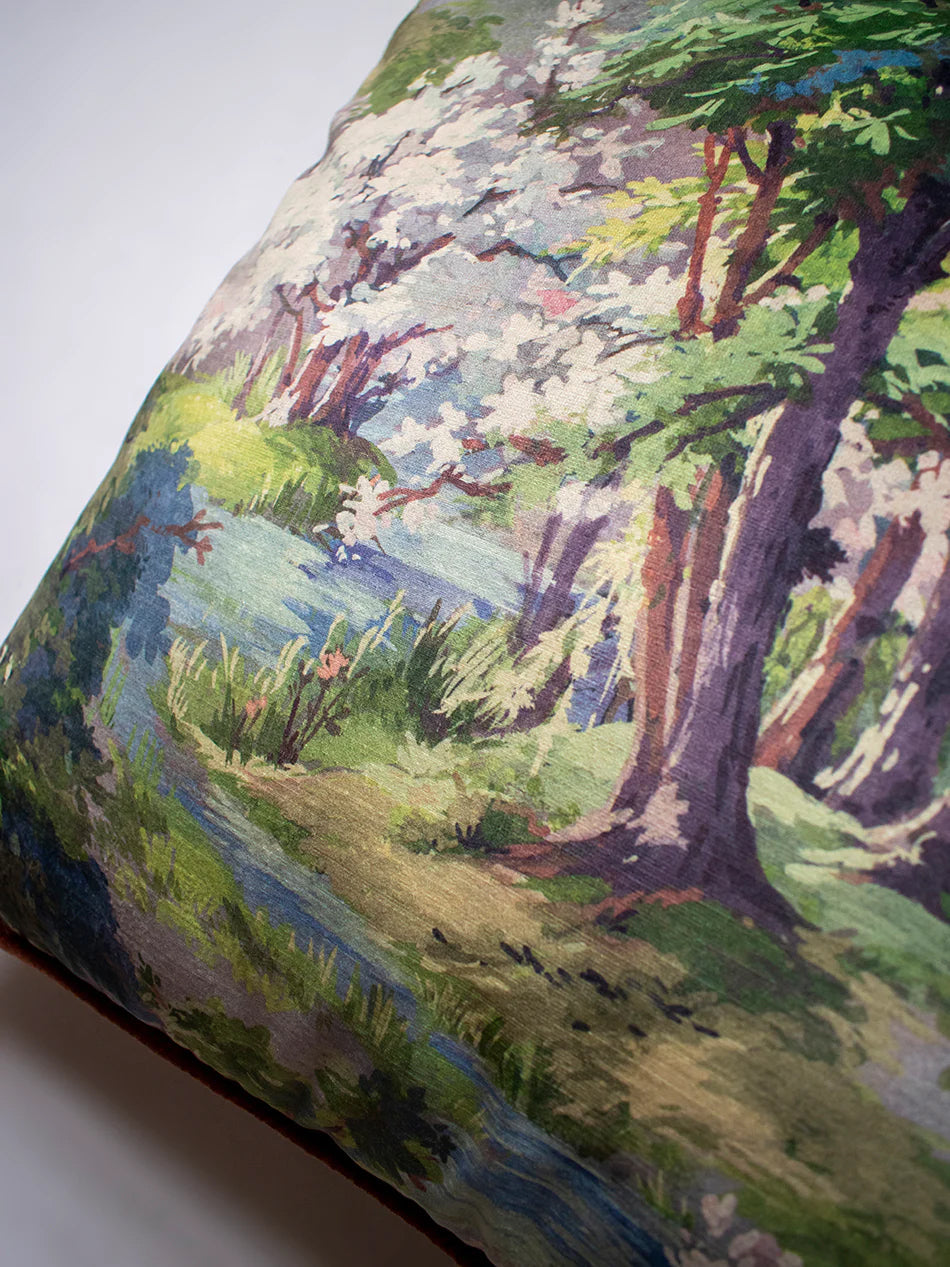 Wild Wild Woods Recycled Velvet Fabric