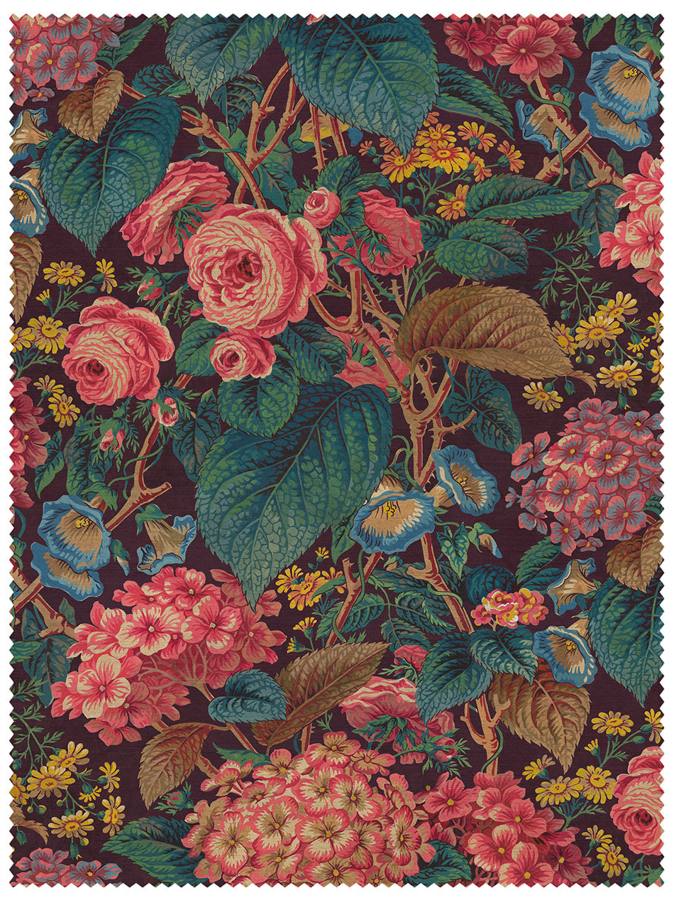 The Brambles Recycled Velvet Fabric