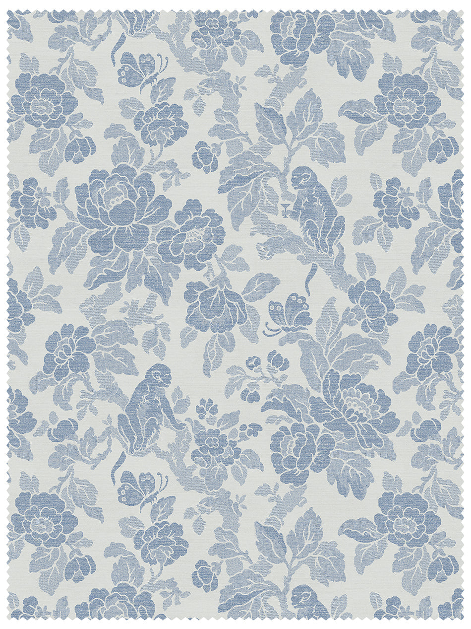 Drunken Monkey Recycled Velvet Fabric