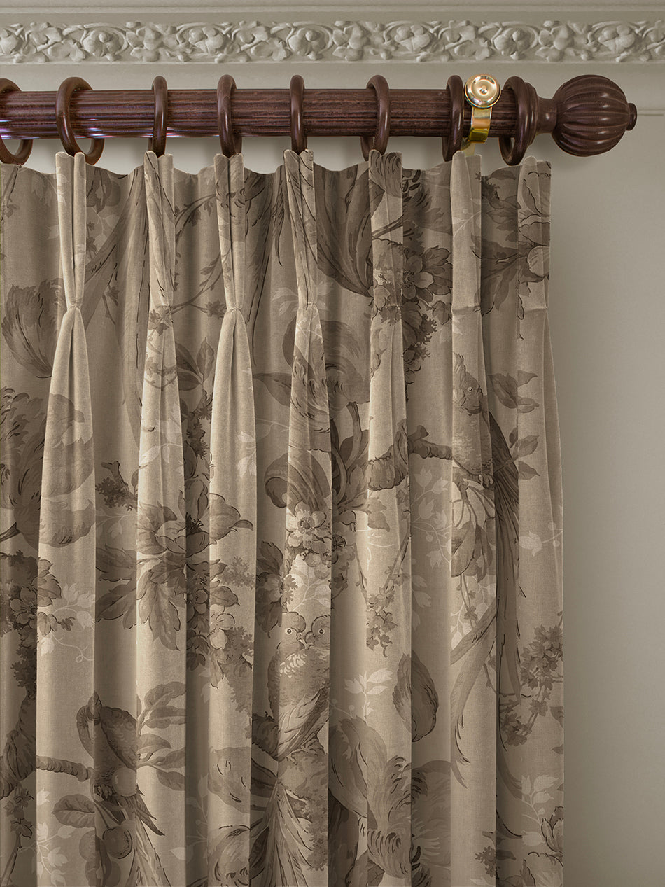 Lovebirds Recycled Velvet Fabric