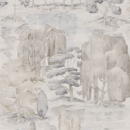 Waterperry Wallpaper - Gilver/Linen - DWAP216281