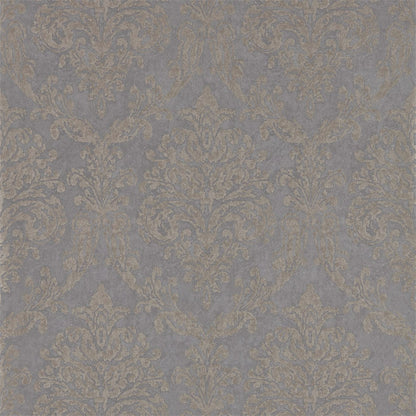Riverside Damask Wallpaper - Mole/Copper - DWAP216290