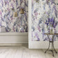 Wisteria Fall Panel A Wallpaper - Aqua - DWAP216298