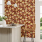 Amara Butterfly Wallpaper - Cinnabar/Ink Black - DWAW217116