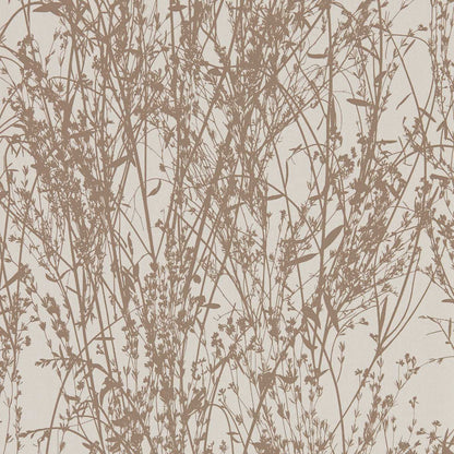Meadow Canvas Wallpaper - Gilver/Linen - DWOW215693