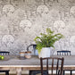 Woodland Toile Wallpaper - Ivory/Charcoal - DWOW215716