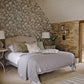Magnolia & Pomegranate Wallpaper - Grey Blue/Parchment - DWOW215724